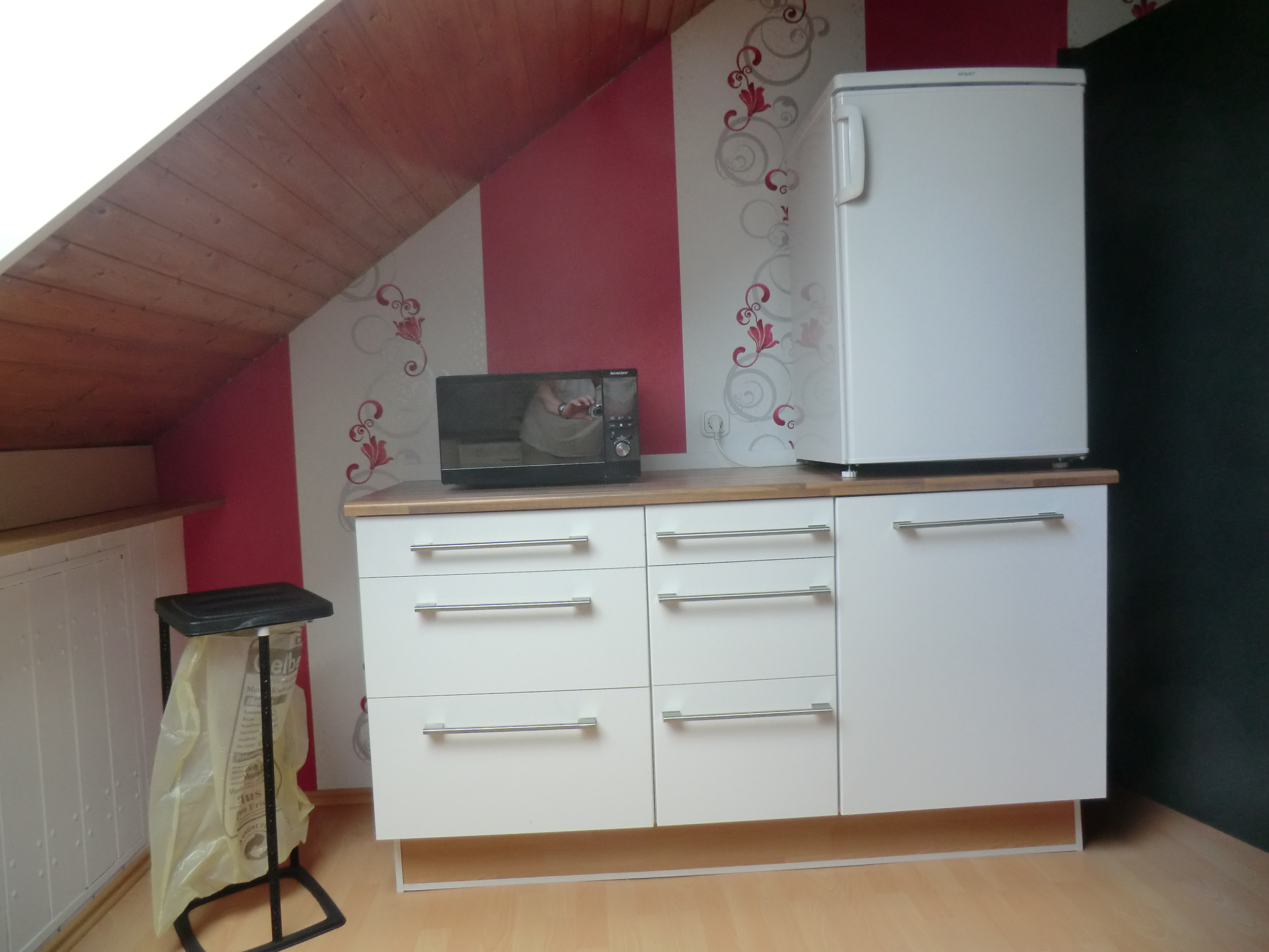 Kühlschrank und Mikrowelle